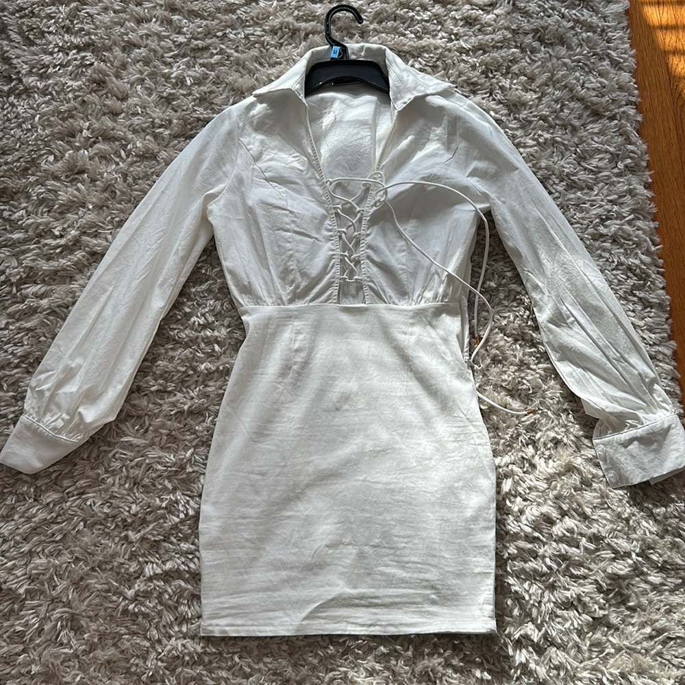Dress shirt dress